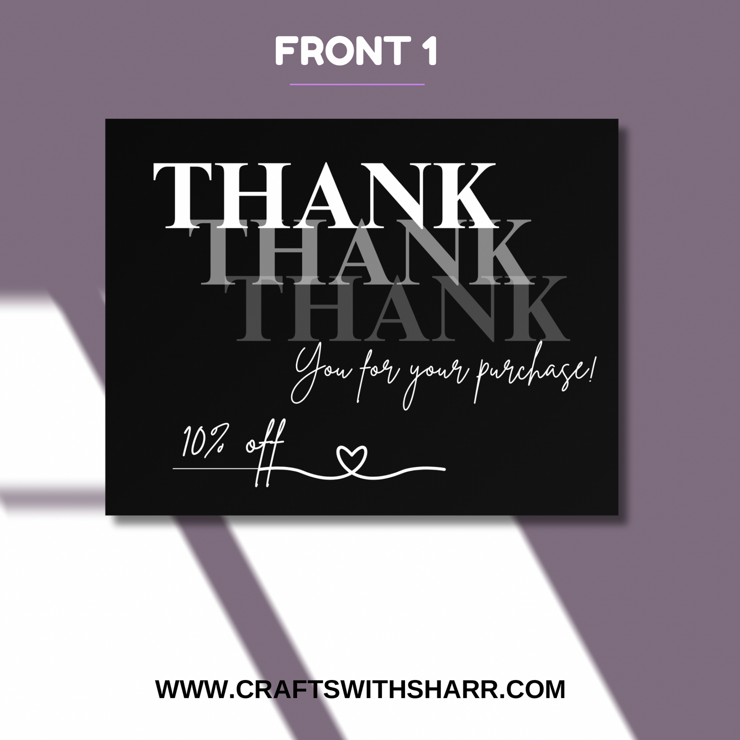 Minimalist Thank You Card Templates